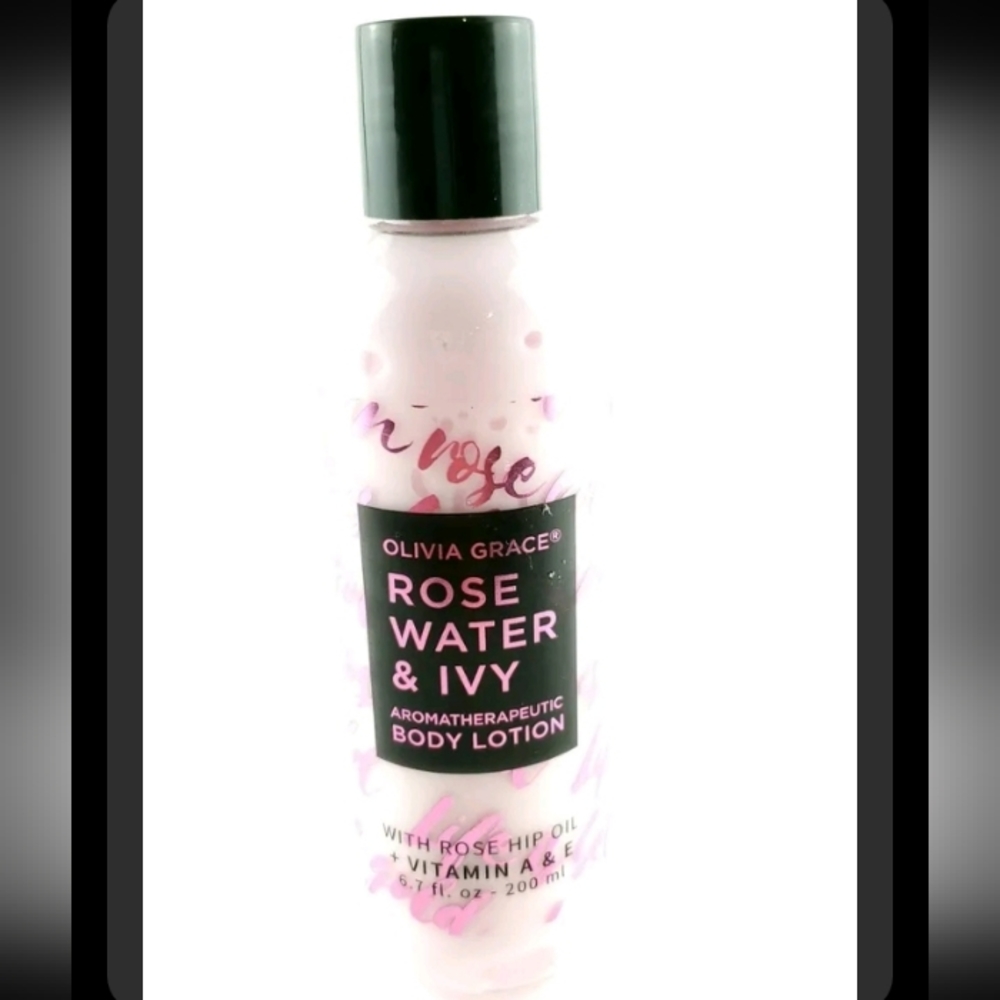 Olivia Grace Rose Water & Ivy Aromatherapy body lotion